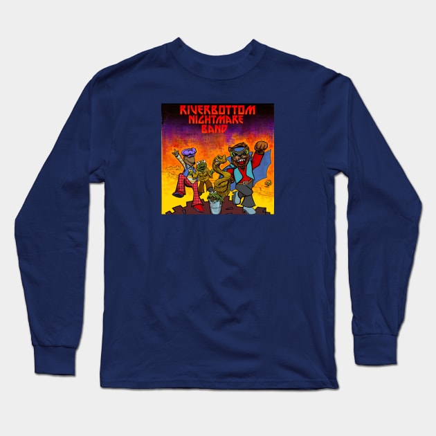 RiverBottom NightMare Band Long Sleeve T-Shirt by blakely737